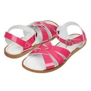 New Salt Water Original Sandals 8 Shiny Fuchsia Girls